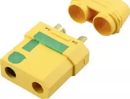 Reely RE-6685311 XT90-S auksu padengtas antipokštinis akumuliatoriaus jungties lizdas (1 vnt.)