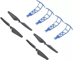 Reely Multicopter Propeller Set for Marathon Drone (RE-9263712) - 4x 3-Blade 5 inch Props, 2CW/2CCW, Black
