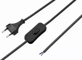 Sygonix SY-5044224 IEC C13 maitinimo laidas su įjungimo/išjungimo jungikliu, 1,5 m, juodas
