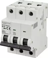 Sygonix SY-6440994 3 polių automatinis jungiklis B16 16A 6kA 415V AC
