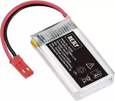Reely LiPo akumuliatorius 3.7V 800mAh 1S 25C Softcase BEC jungtimi RE-7853487