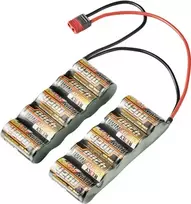 Reely NiMH RC akumuliatorių paketas 12V 4200mAh 10 elementų Side-by-Side T-Plug RE-7856538