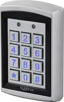 Sygonix SY-6428612 RFID kodų klaviatūra su apšviestais klavišais, paviršinio montavimo, 12/24 V DC/AC, IP66