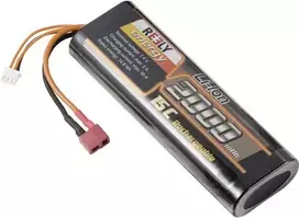 Reely 7.4V 2000mAh 2S Li-Ion siųstuvo baterija su T-Plug (RE-7853523)