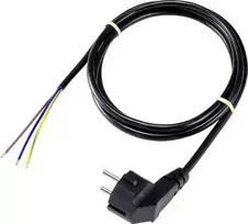 Sygonix SY-5043478 maitinimo laidas CEE 7/7 į IEC C13 2 m juodas