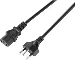 Sygonix SY-5243896 maitinimo laidas šaltiems prietaisams CEE 7/7 į IEC C13 kampuotas 5 m juodas