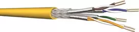Draka YelloNet 1000 Cat6 U/UTP LSZH montavimo kabelis, 500 m ritė, 4x2xAWG23/1, Cca-s1a,d1,a1 60112099