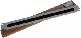IT-BUDGET 19 inch kabelių praėjimo skydas su šepečių juosta, 1U, 415x20 mm anga, šviesiai pilkas 90ITBKDFPB1HEG