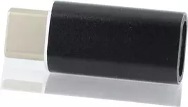 CYOO Lightning į USB-C adapteris – juodas keitiklis įkrovimui ir duomenų sinchronizavimui (CY122090)