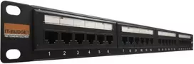 IT-BUDGET 19 colių komutacinė panelė - 24 prievadų - Cat.6 - 250MHz - Neekranuota - 1U - Juoda (90ITBPP6US)