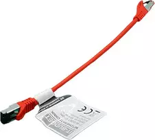 IT-BUDGET Premium Cat.8.1 S/FTP tinklo kabelis, grynas varis, 26 AWG, 2000 MHz, 40Gbps, PoE+, LSZH, raudonas, 0,25 m 90ITBFLEX81PK025R