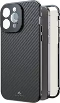 Black Rock Cover 360° stiklas, skirtas Apple iPhone 16 Pro Max, tikras anglies pluoštas (00228101)
