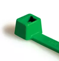 HellermannTyton T30R-PA66-GN žalios spalvos kabelių raiščiai 150mm x 3,5mm (100 vnt. pakuotė) 111-03014