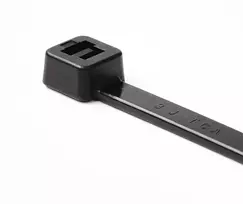 HellermannTyton GL200 juodi kabelių raiščiai 203mm x 4.7mm, 100 vnt. paketas 111-01264