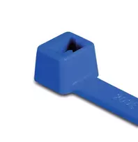 HellermannTyton T30R-PA66-BU mėlynos spalvos kabelių raiščiai, 150mm x 3,5mm, 100 vnt. paketas 111-03008