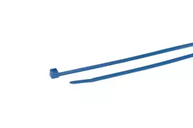 HellermannTyton T50R mėlyni poliamidiniai kabelių raiščiai, 200mm x 4,6mm, 100 vienetų (111-04800)