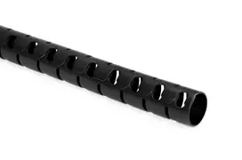 HellermannTyton HWPAV025-PA6V0-BK (25) Gofruota išilgai perpjauta kabelių apsauginė žarna, poliamidas 6, juoda, 25 m 161-63401