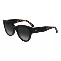 Paul Smith Etta moteriški akiniai nuo saulės Cat Eye, Havana rėmeliai, rudi gradientiniai stiklai, 55/18/140 mm PSSN06755ETTA