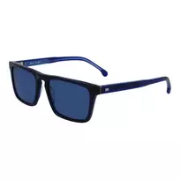 Paul Smith PSSN06255EDIS vyriški akiniai nuo saulės – juodas kvadratinis acetatinis rėmas, pilki 55 mm lęšiai