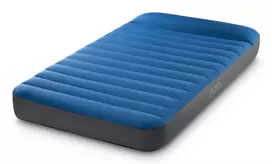 Intex TruAire Dura-Beam 64011 Twin stovyklavietės čiužinys, mėlynai pilkas, iki 136 kg