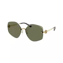 Tory Burch TY6111-334371 moteriški akiniai nuo saulės, tamsaus havano spalvos rėmelis, rudi gradientiniai lęšiai, 56/16/140 mm