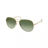 Tory Burch TY6114-33438E moteriški kvadratiniai akiniai nuo saulės, tamsiai havajinio rašto rėmelis, rudi gradientiniai lęšiai, 60 mm