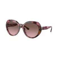 Michael Kors MK2214U39989T moteriški kvadratiniai acetatiniai akiniai nuo saulės, tamsaus vėžlio atspalvio rėmeliai, rudi gradientiniai lęšiai, 56 mm