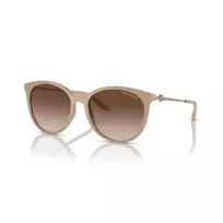 Armani Exchange moteriški kvadratiniai akiniai nuo saulės AX4140S 834213 Havana rudi gradientiniai 55/17/140 mm