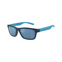 Arnette AN4340-275422 Unisex stačiakampiai akiniai nuo saulės, matiniai juodi rėmeliai, tamsiai pilki lęšiai, 53mm