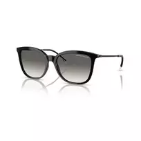 Armani Exchange moteriški kvadratiniai akiniai nuo saulės AX4151S 815811 juodi / pilki gradientiniai 55mm