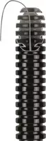 GEWISS DX15125R lankstus gofruotas vamzdis 25mm juodas 75m su pravėrimo viela