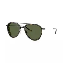 Emporio Armani vyriški stačiakampiai akiniai nuo saulės EA2163-300171 juodi/pilki 56mm