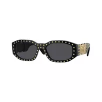 Versace Unisex VE4361 akiniai nuo saulės - juodas rėmelis, pilki stiklai, 53/18/140 mm VE4361-539787