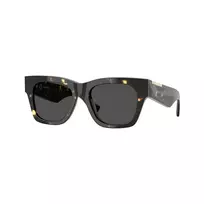 Burberry BE4424-410687 moteriški akiniai nuo saulės, Cat Eye, permatomo pilko rėmelio, tamsiai pilki lęšiai, 52/18/130 mm