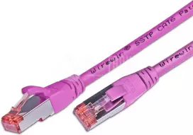 Wirewin S/FTP CAT6 0,25 m tinklo kabelis, rausvas (PKW-PIMF-KAT6 0.25 MG)
