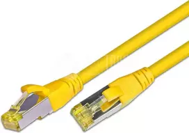 Wirewin Cat.6A S/FTP tinklo kabelis, RJ45, 1,5 m, geltonas PKW-PIMF-KAT6A 1.5 GE