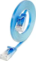 Wirewin Cat.6 SLIM tinklo kabelis U/UTP 1,5m mėlynas PKW-SLIM-KAT6 1.5 BL
