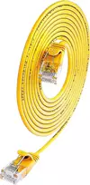 Wirewin Cat.6 SLIM-Light tinklo kabelis, U/UTP, 0,15 m, geltonas PKW-LIGHT-K6 0.15 GE