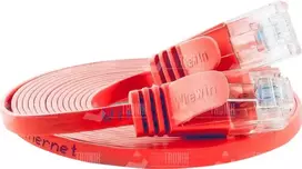 Wirewin Cat.6 SLIM tinklo kabelis U/UTP 0,15 m oranžinis PKW-SLIM-KAT6 0.15 OR
