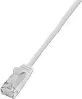 Wirewin SLIM UL6 1.5 WS - Cat.6 Slim-Light tinklo kabelis, U/UTP, 1,5 m, baltas (PKW-LIGHT-K6 1.5 WS)