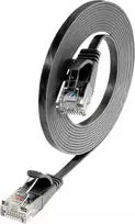 Wirewin Cat6 U/UTP plonas Ethernet tinklo kabelis, 7,5 m, juodas PKW-SLIM-KAT6 7.5 SW