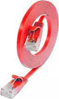 Wirewin SLIM U6 3 RT - Cat.6 plonas tinklo kabelis, U/UTP, 3,0 m, raudonas PKW-SLIM-KAT6 3.0 RT