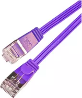 Wirewin Triotronik Cat6 U/FTP plonas Ethernet tinklo kabelis, 3 m, RJ-45 male to male, varis, violetinės spalvos PKW-STP-SLIM-KAT6 3.0 VT