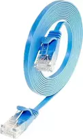 Wirewin SLIM tinklo kabelis UTP Cat6 U/UTP mėlynas 7,5 m (PKW-SLIM-KAT6 7.5 BL)