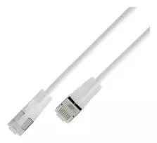 Wirewin SLIM KAT6A 10 Gigabit šviesus pakopinis kabelis, U/UTP, Ø 3.6 mm, baltas, 0.25 m SLIM-L-UU-K6A 0.25 WT