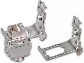 Wirewin DIN Rail Adapter for Keystone Jack Mounting, Metal Keystone System (WKS DIN RAIL HOLDER 1)