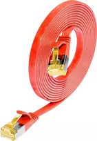 Wirewin SLIM Cat6a U/FTP tinklo kabelis, 7m, raudonas PKW-STP-SLIM-K6A 7.0 RT