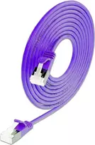 Wirewin Cat.6A 10 Gigabit plonas tinklo kabelis U/FTP, violetinės spalvos, 0,5 m PKW-LIGHT-STP-K6A 0.5 VT