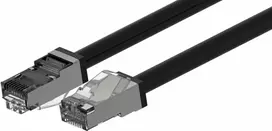Wirewin Outdoor CAT6A S/FTP tinklo kabelis, 5m, juodas, PUR apvalkalas, atsparus UV PKW-OUT-SF-K6A-PUR 5.0