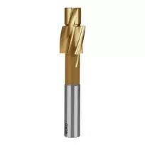 RUKO FLS-DIN373-HSS-TiN-M10x įdubų freza, HSS, TiN danga, M10, 17 mm